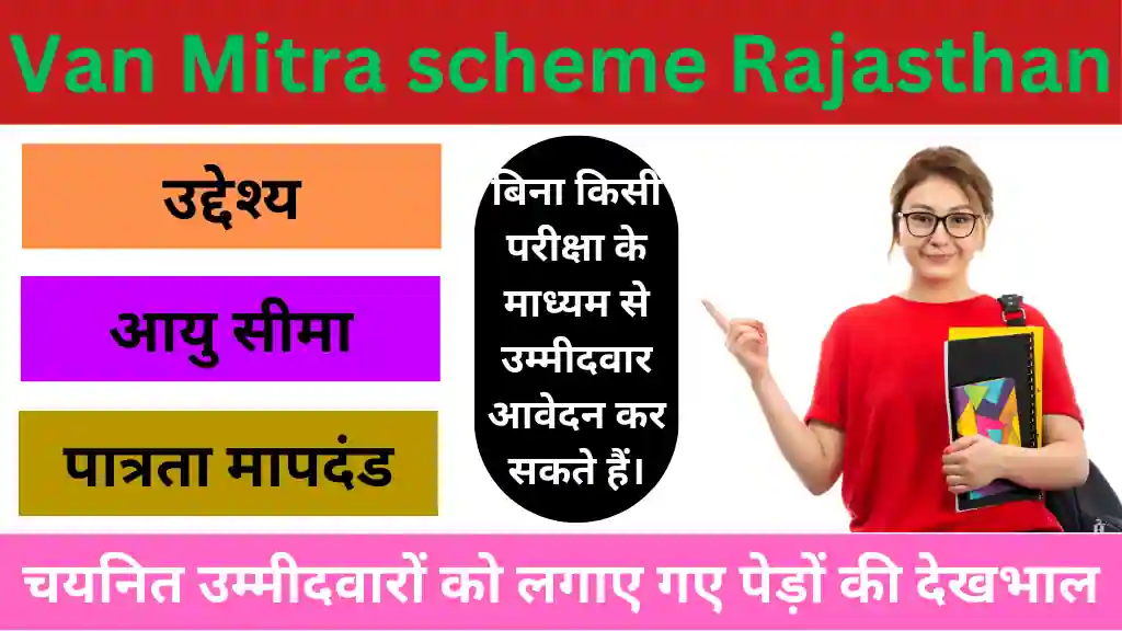 Van Mitra scheme Rajasthan